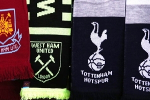 卫报：主场战热刺，西汉姆禁售双拼围巾，防止客队球迷进入主队区