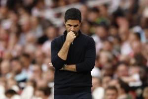 阿尔特塔：萨卡最多踢60分钟这是计划好的 埃泽还有很多潜力