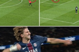 维蒂尼亚妙传，扎巴尔尼打进加盟巴黎后的处子球