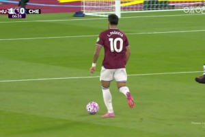 太无解了！帕奎塔外围远射超级世界波破门！切尔西0-1落后西汉姆