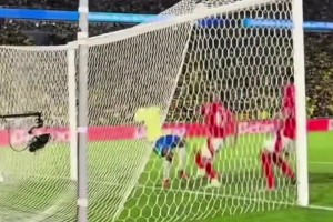 埃斯特旺门线倒钩把拉菲尼亚吓坏了：这小子是怎么做到的😂