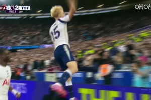 热刺再下一城！罗梅罗中场长传助攻，贝里瓦尔神级回头望月破门！