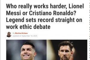 范巴斯滕驳斥了梅西的成功仅仅源于天赋的说法