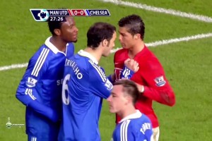 兰帕德展现真正体育精神！不然C罗这一脚要被罚下了😱