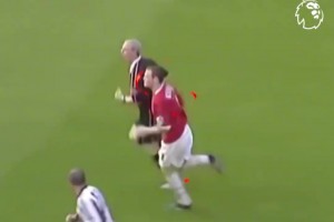 😡裁判惹怒鲁尼！鲁尼用一脚逆天世界波惊呆裁判！