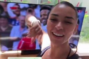 米利唐老婆盛赞老公：今天给你一个进球！米利唐信守承诺！