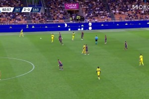 扳回一城！贝拉尔迪直塞，切蒂拉反越位成功单刀得手