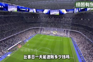 皇马主场——伯纳乌球场一场比赛能赚多少钱？一千万欧！