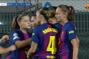 😱恐怖！巴萨女足4-0罗马开局豪取9连胜！狂进48球仅丢2球！