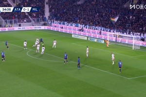 扳平比分！帕沙利奇精准渗透，克曼转身爆杆近角得手