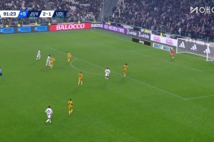 打破进球荒！伊尔迪兹补时点球主罚稳稳命中，尤文3-1领先！