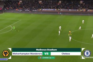 【集锦】联赛杯-吉腾斯1射2传埃斯特旺破门 切尔西客场4-3狼队