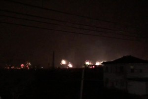 提前过年了😁！泰州全城放烟花热闹非凡